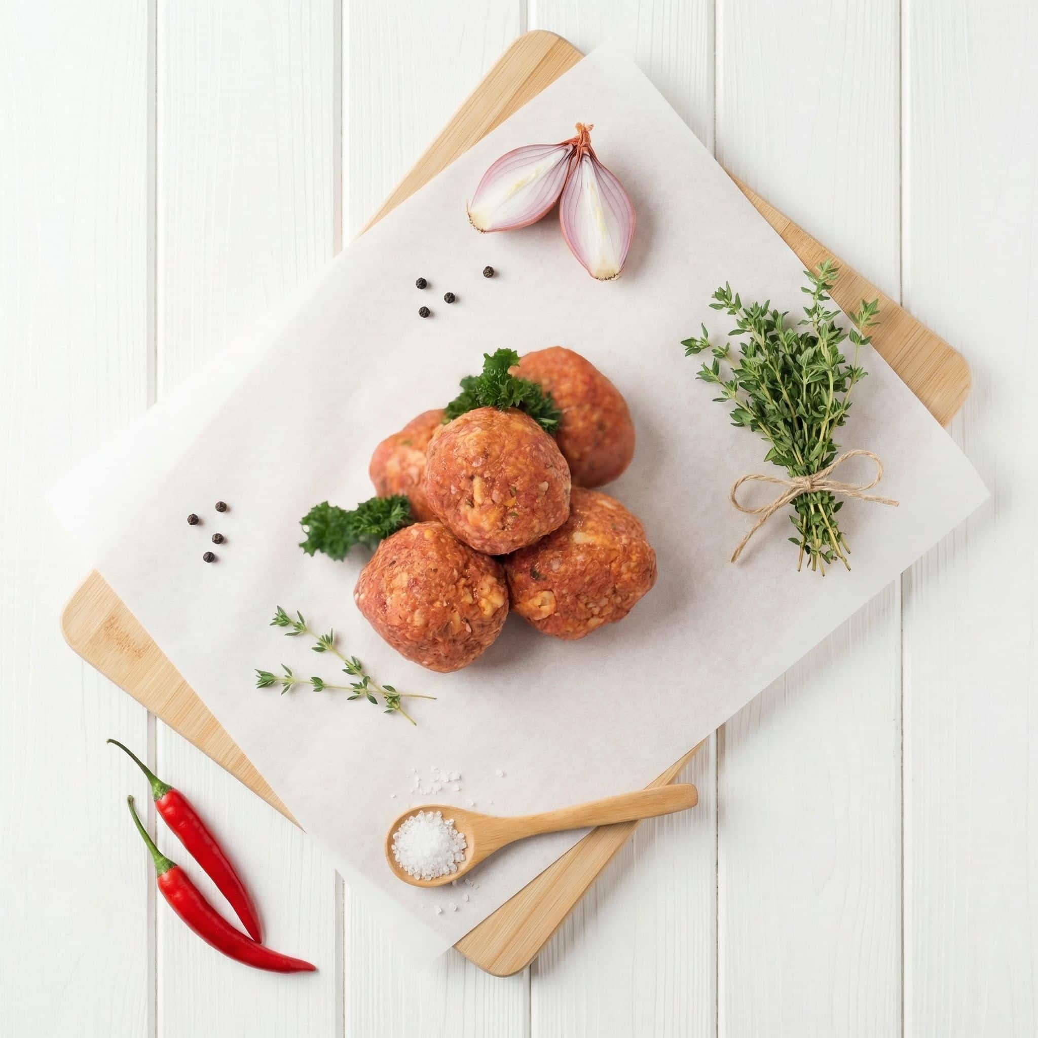 Grass Fed BBQ Beef Rissoles 3 BBQ Beef Rissoles