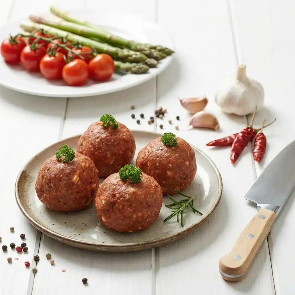 BBQ Beef Rissoles