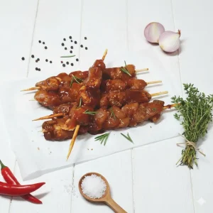 Smokey BBQ Chicken Kebabs