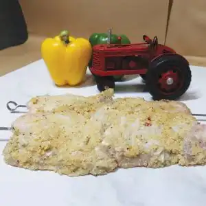 Marinated Chicken Thighs on Skewer
