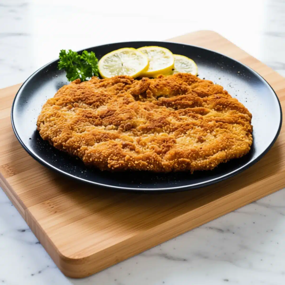 Hand Crumbed Chicken Schnitzel 3 Chicken Schnitzel Cooked 2