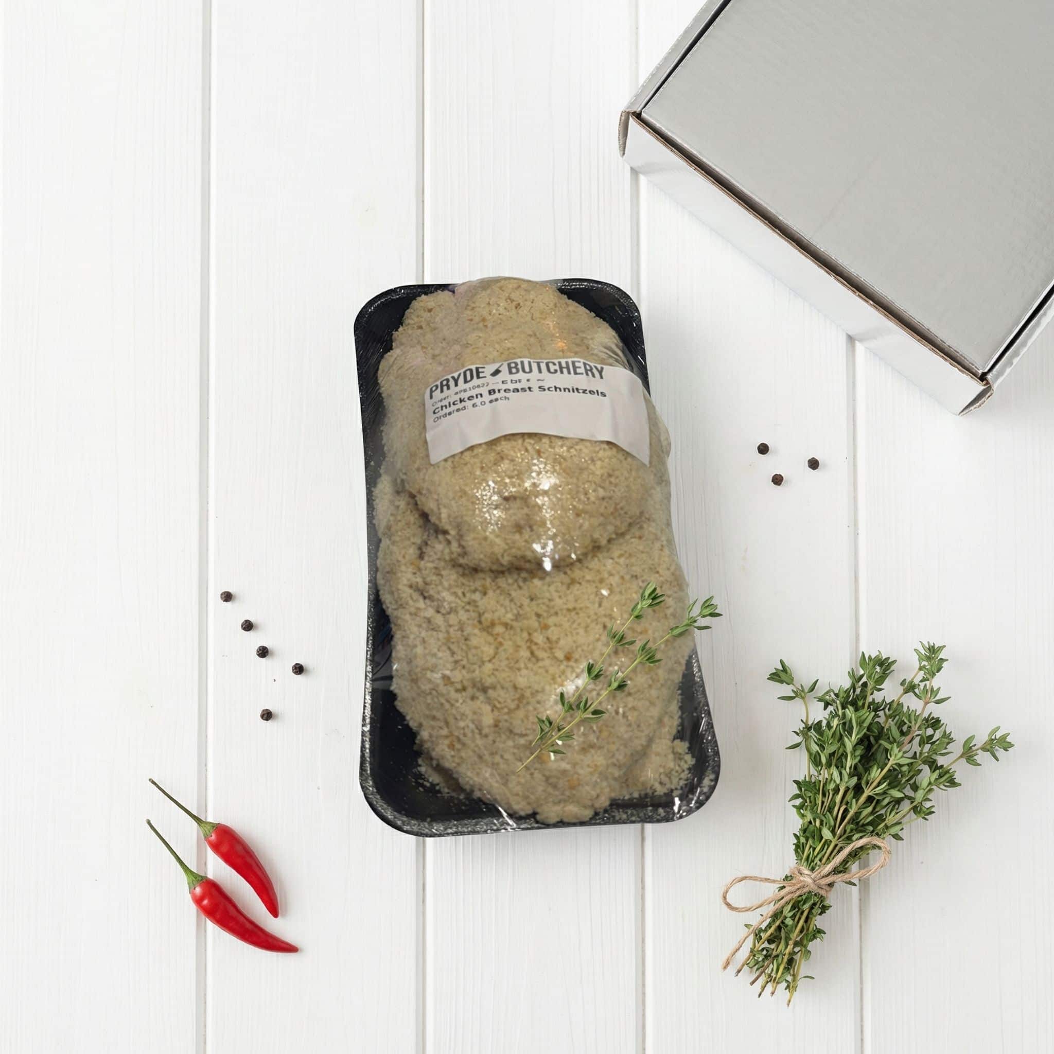 Hand Crumbed Chicken Schnitzel 4 Chicken Schnitzel Shipping