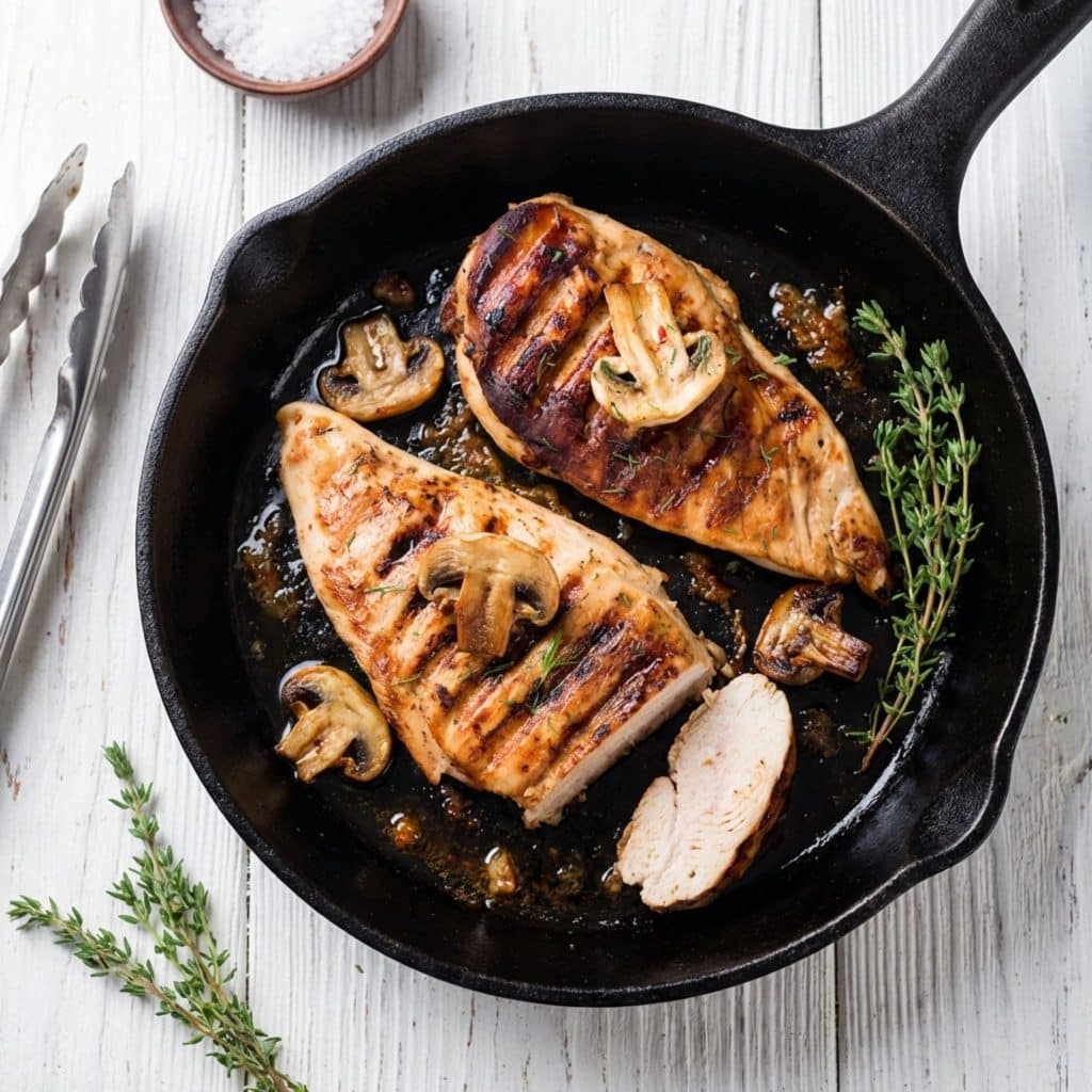 Cooked chicken Breast