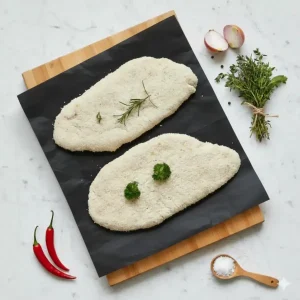 Raw Crumbed Chicken Schnitzel