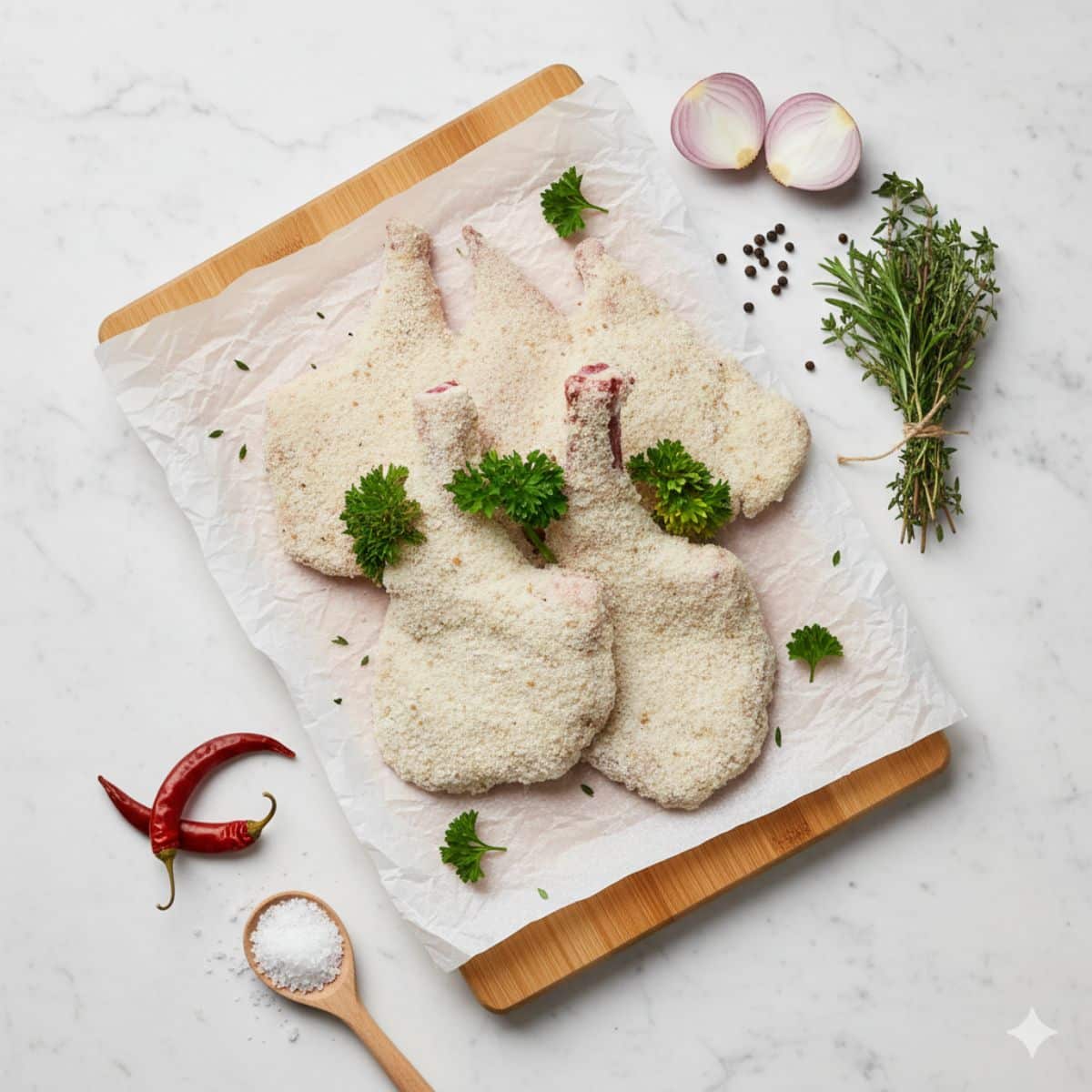 Crumbed Lamb Cutlets 1 Crumbed Lamb Cutlets