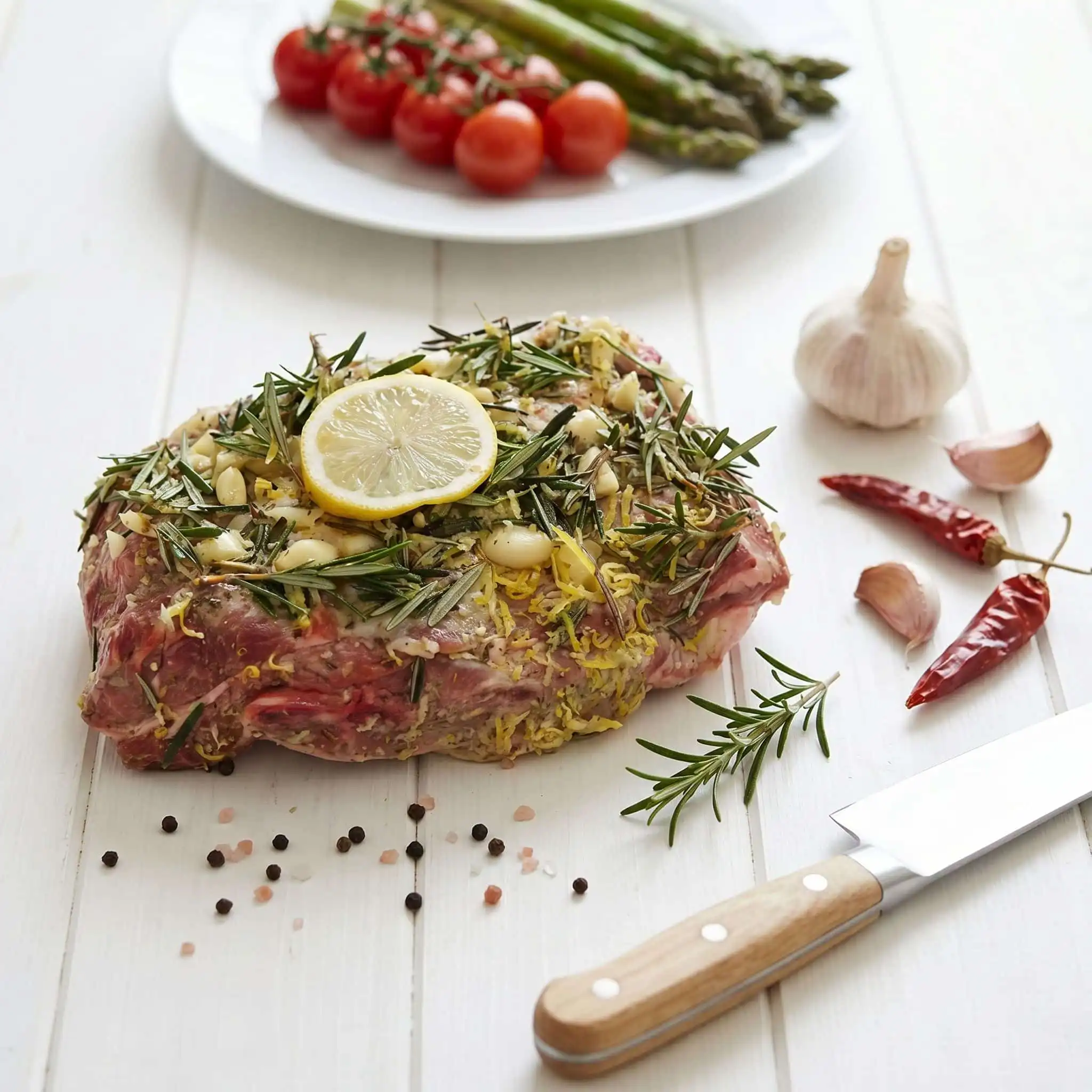 Greek Style Lamb Shoulder (bone In) 4 Greek Style Lamb Shoulder