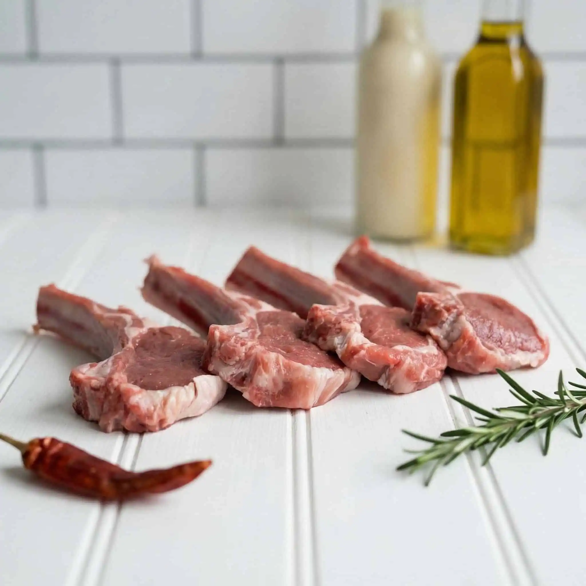 Lamb Cutlets 5 Lamb Cutlets and Rosemary