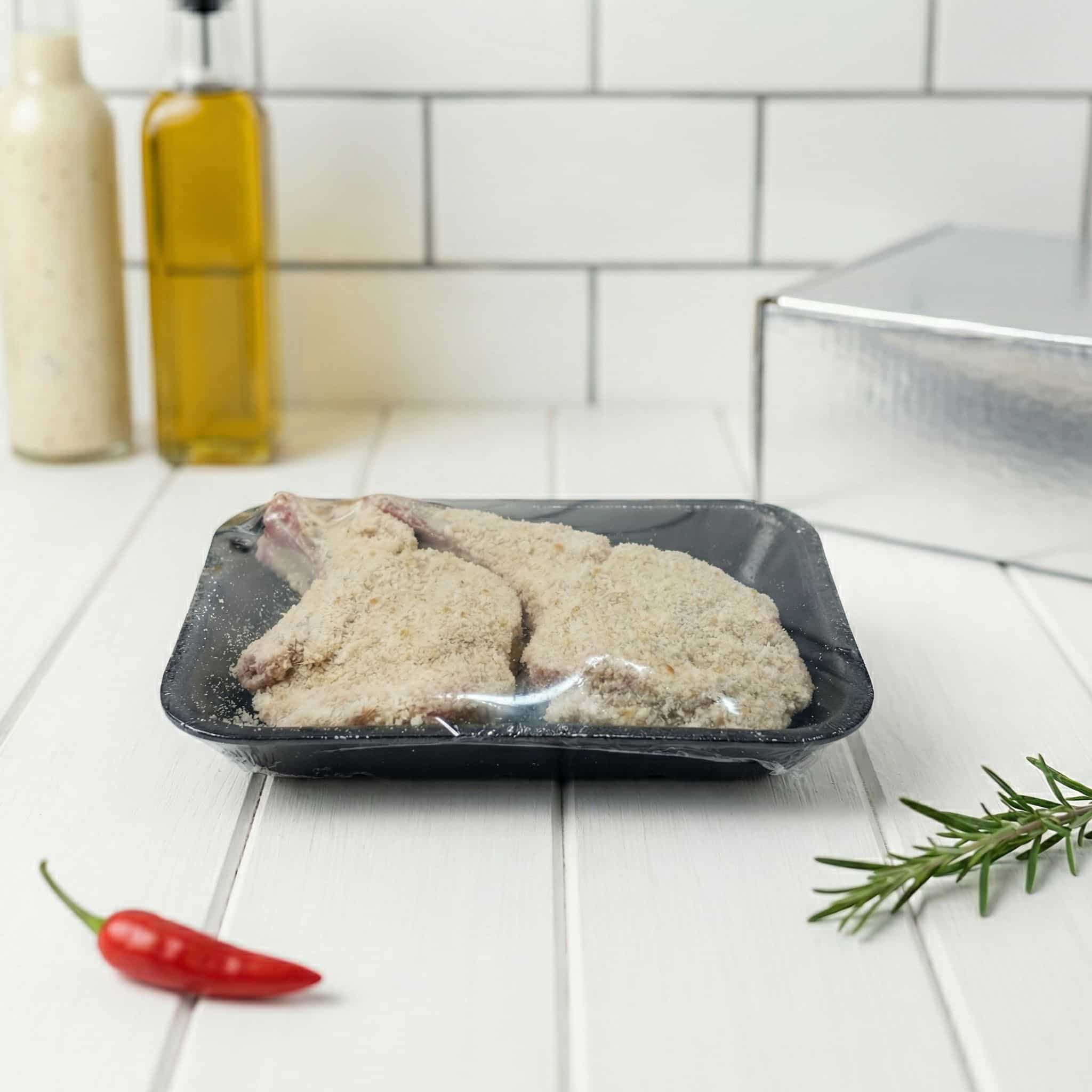 Crumbed Lamb Cutlets 4 Packaged crumbed lamb cutlets