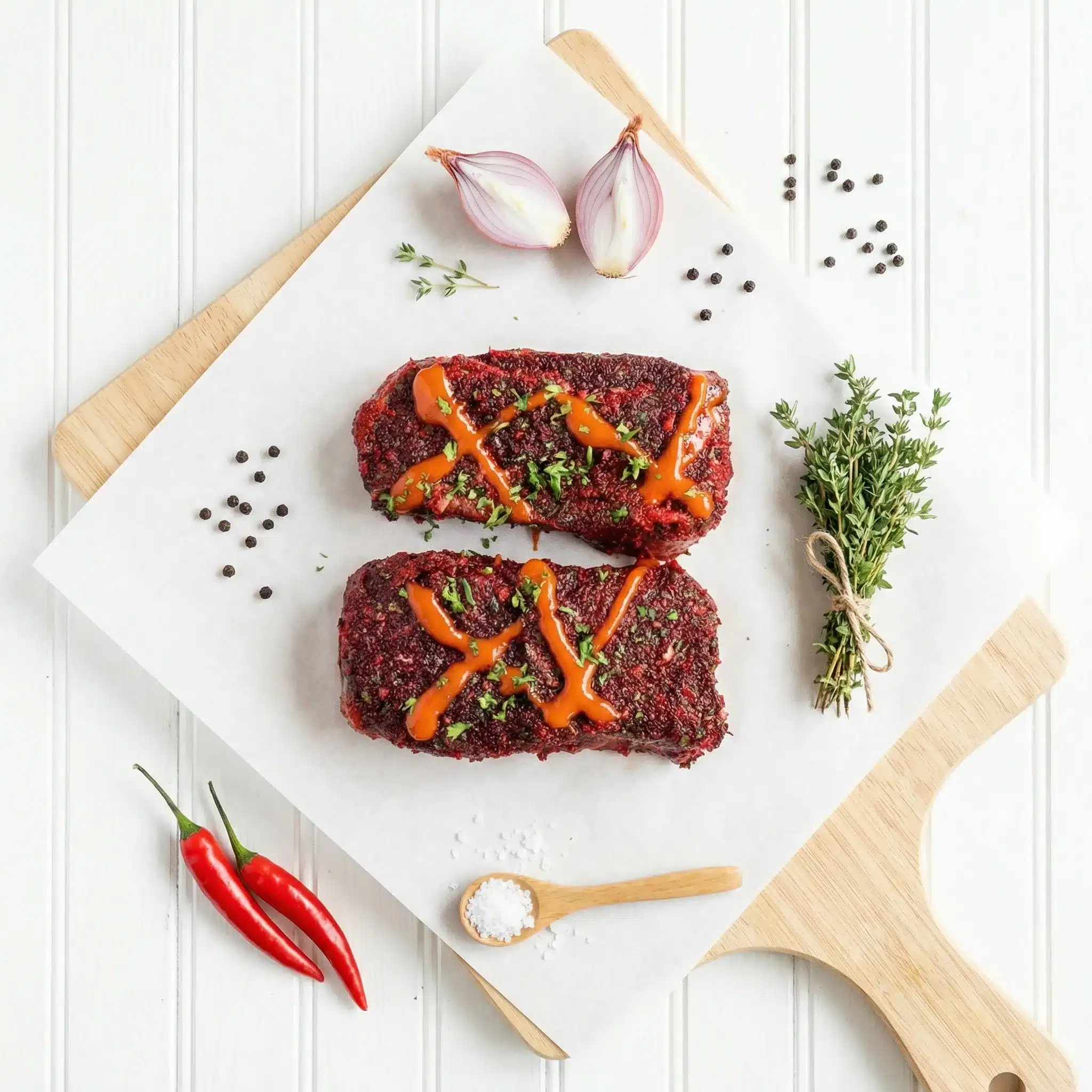 Marinated Beef Scotch Fillet 1 Red Wine and Garlic Scotch Fillet
