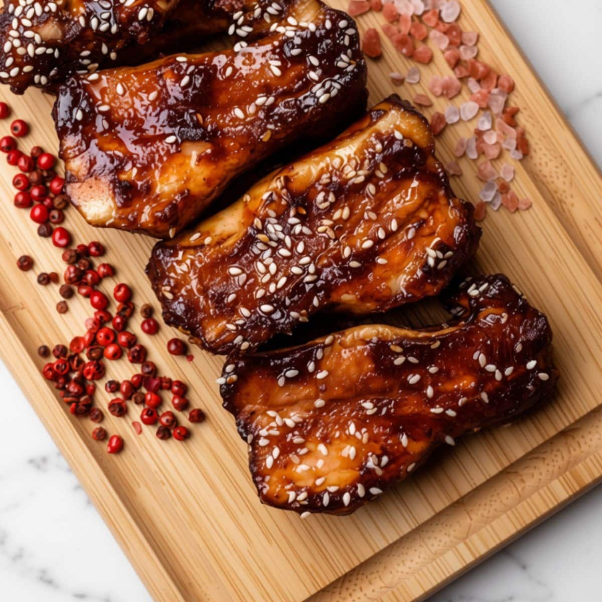 USA Style Honey Soy Pork Ribs 3 USA Honey Soy Ribs Cooked