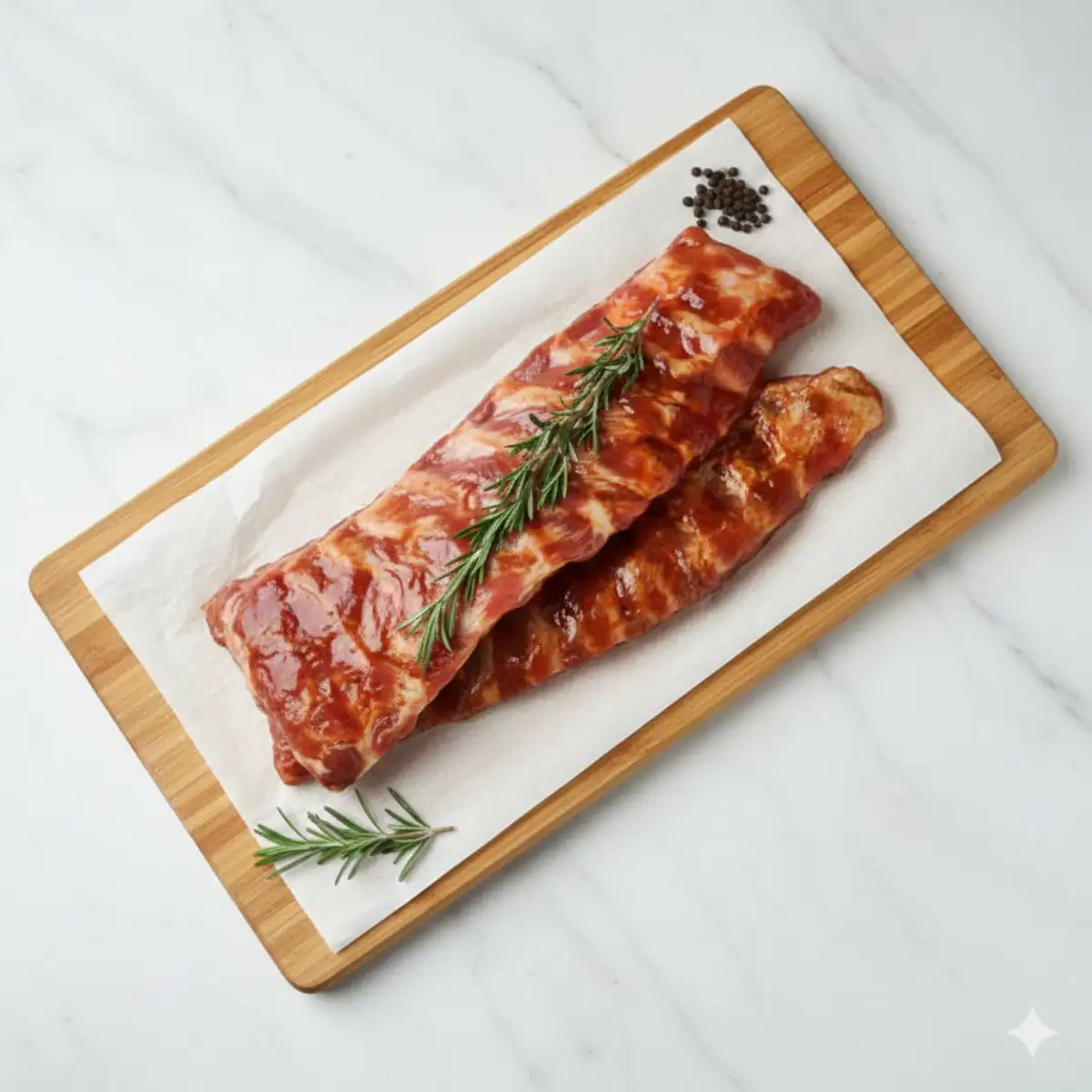 USA Smoky BBQ Pork Ribs 1 USA Pork Ribs. Hickory BBQ