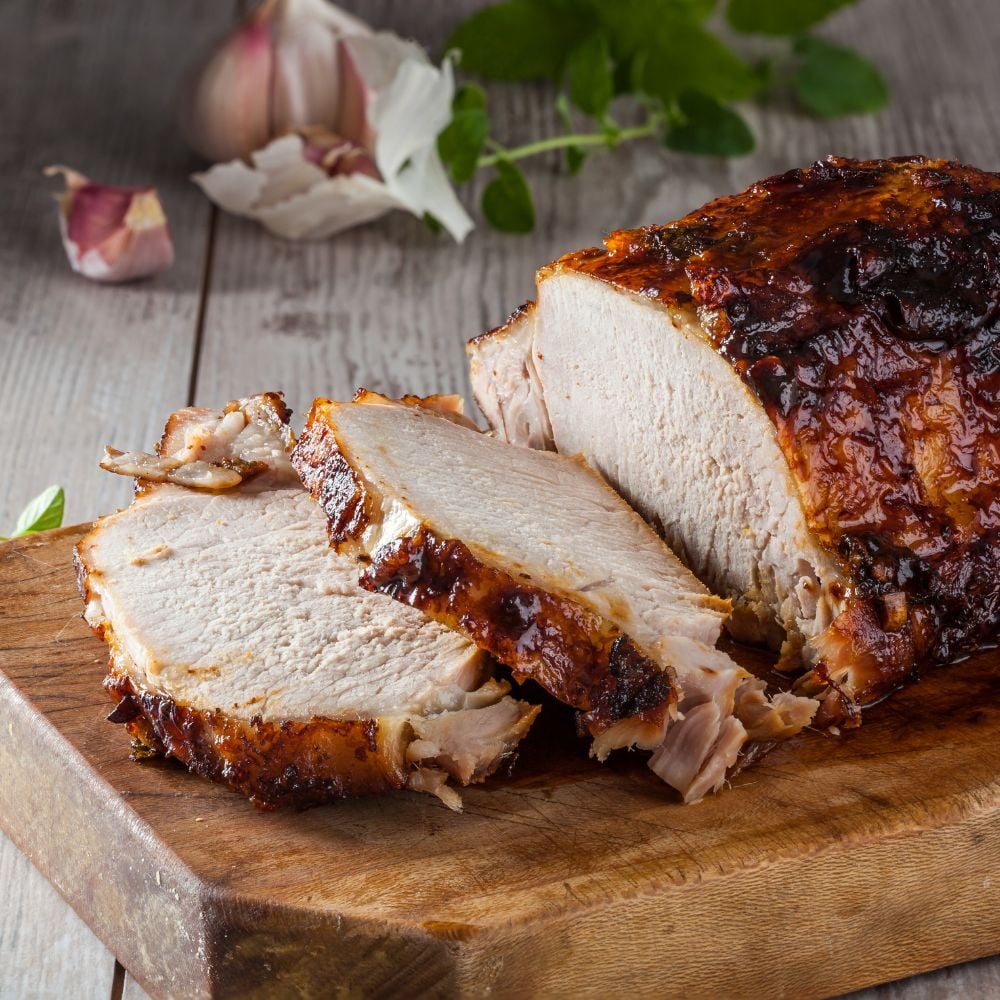 Whole Pork Scotch Fillet 2 Whole Pork Scotch Fillet Cooked