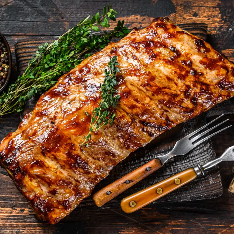 USA Smoky BBQ Pork Ribs 4 USA BBQ Pork Ribs