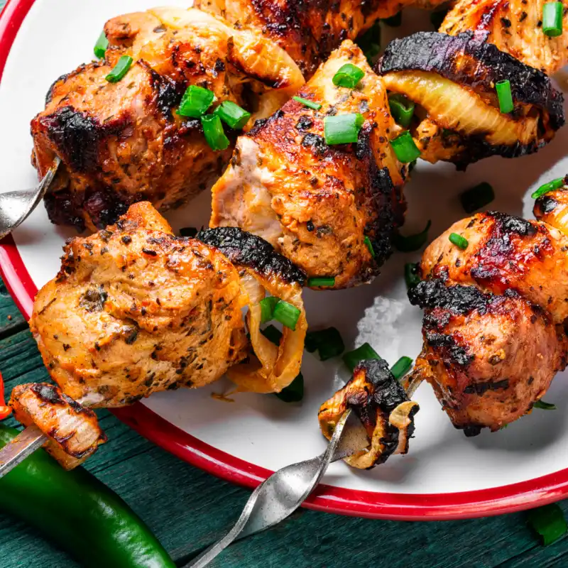 Chicken Souvlaki Kebabs 2 Chicken Kebab