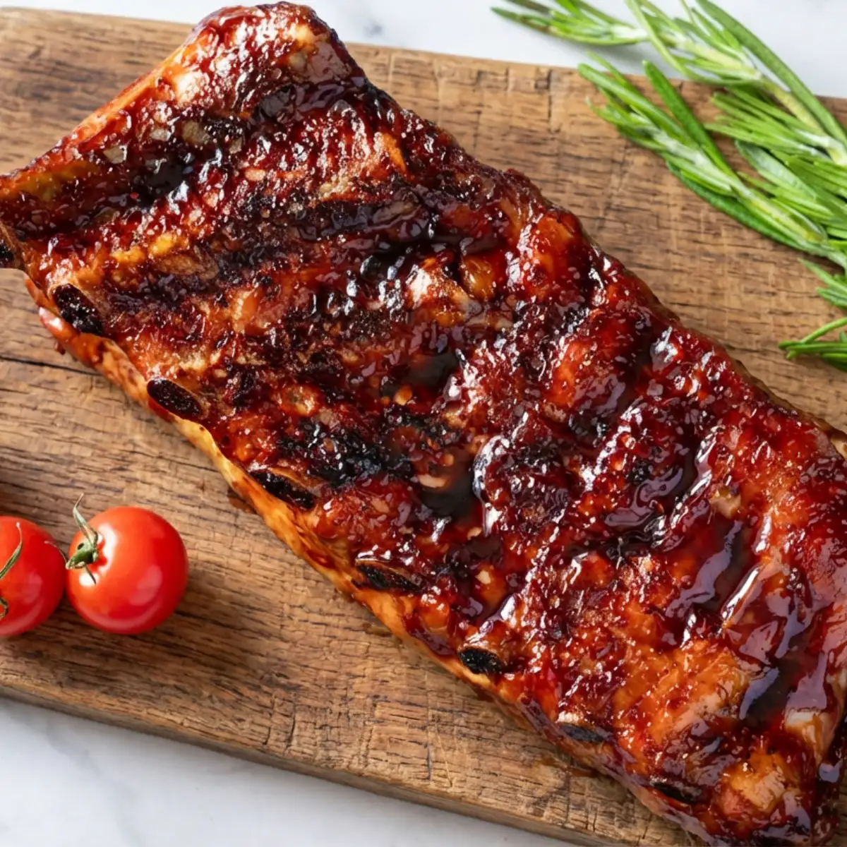 USA Style Honey Soy Pork Ribs 2 Cooked USA Pork Ribs