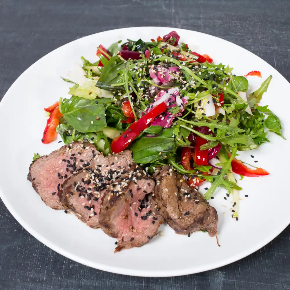 Grass Fed Topside Steak 3 Thai Beef Salad. Topside Steak