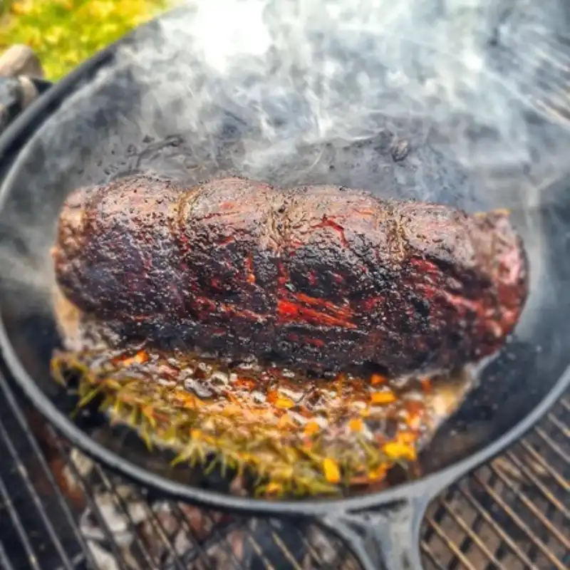 Butchers Axe Big Bark 3 Meat cooked with Butchers Axe Bark