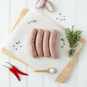Pork Apple and Sage Sausages