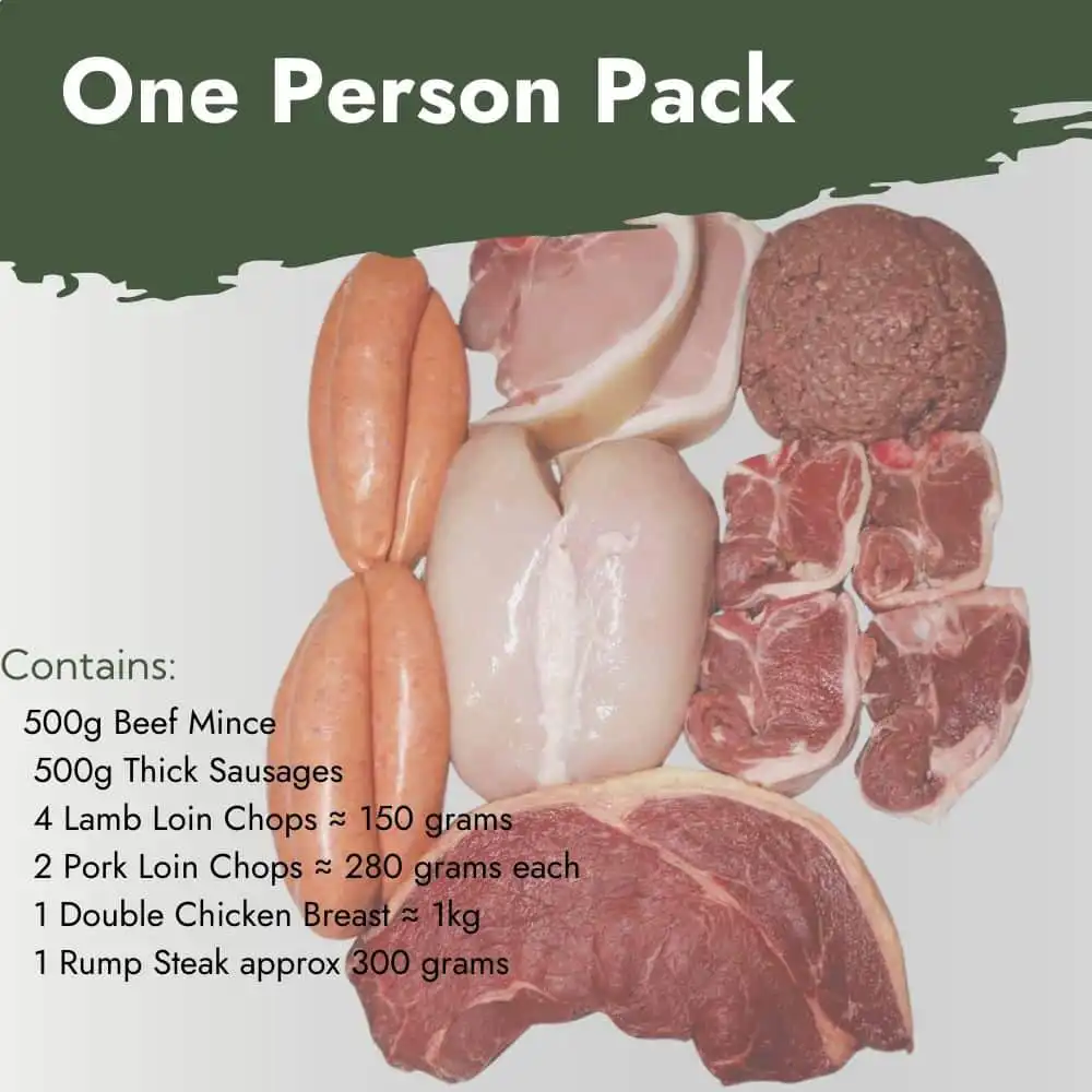 One Person Meat Pack 4 One Person Pack