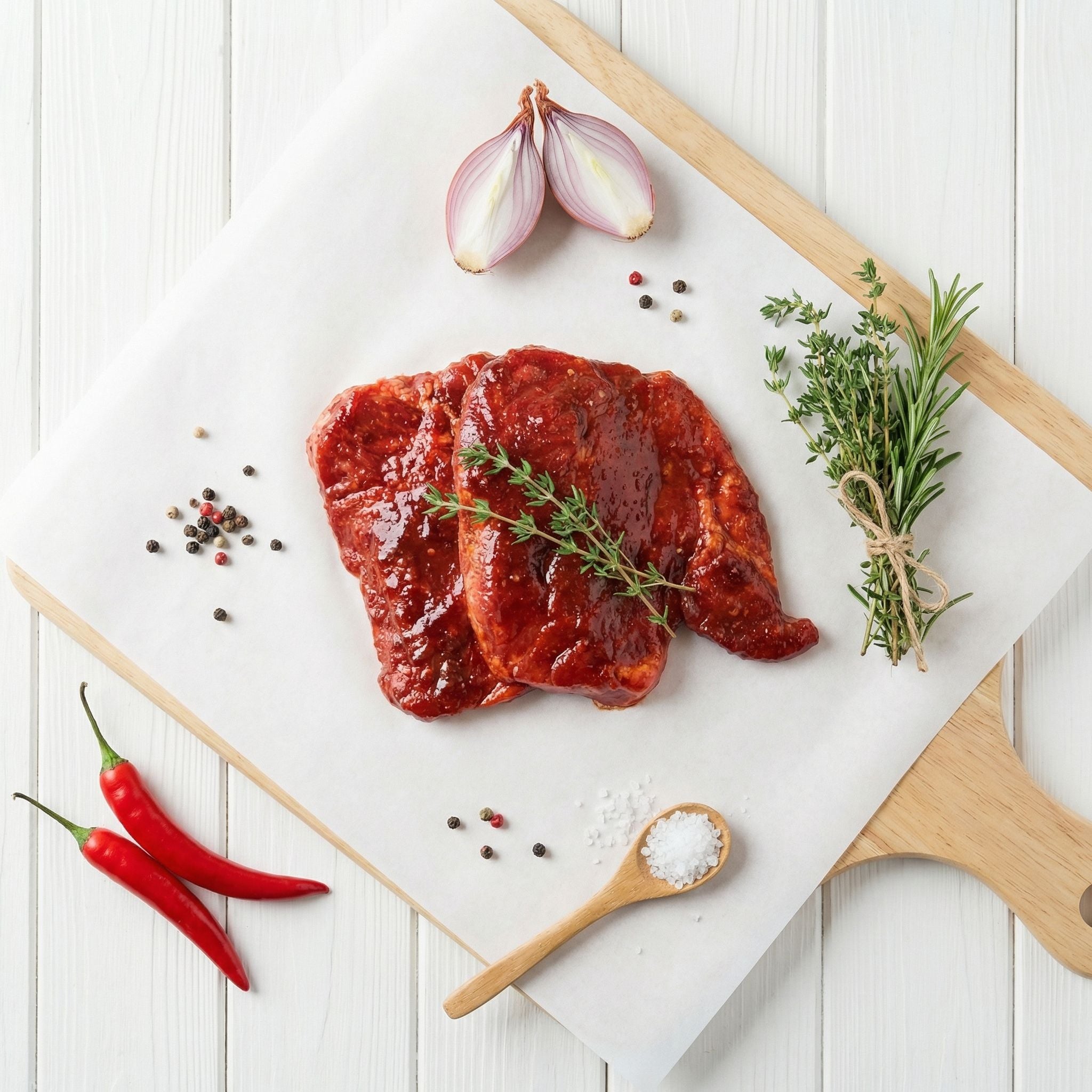 Marinated Pork Scotch Fillet 1 Marinated Pork Scotch Fillet