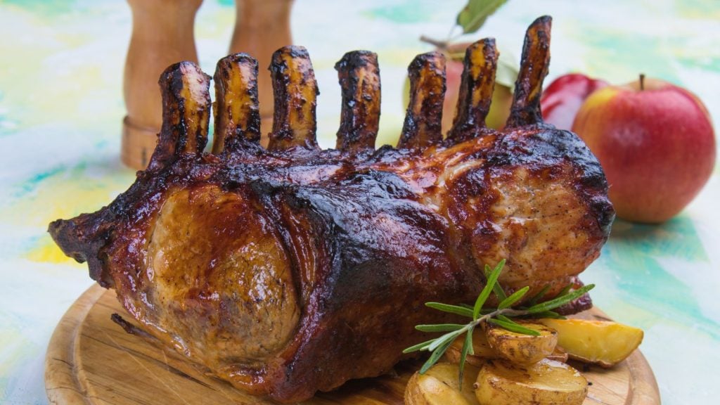 Simple and Easy Rack of Pork Roast 3 Cooked Rack of Pork Roast