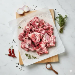 Diced Goat Bone In