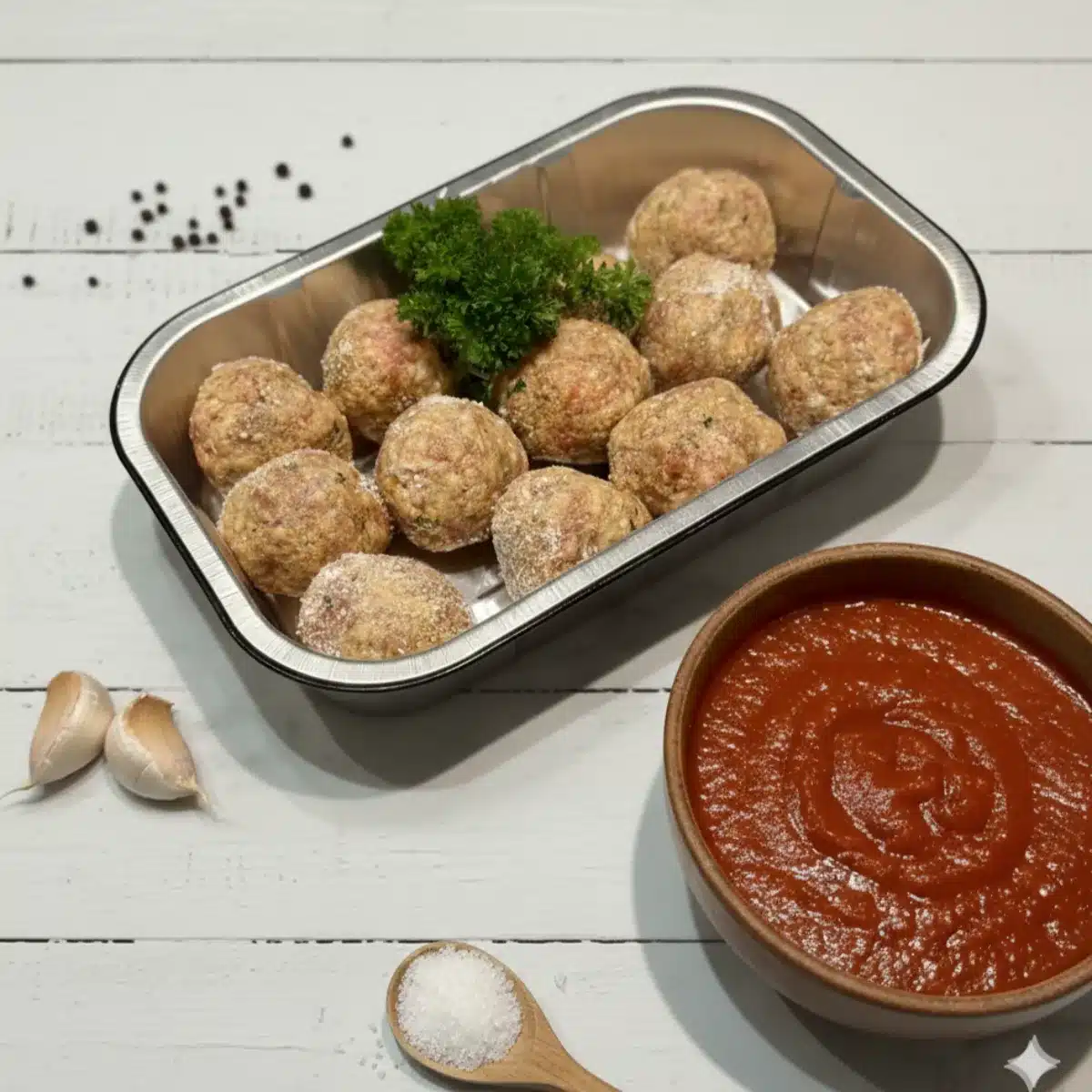 Italian Meatballs and Sauce
