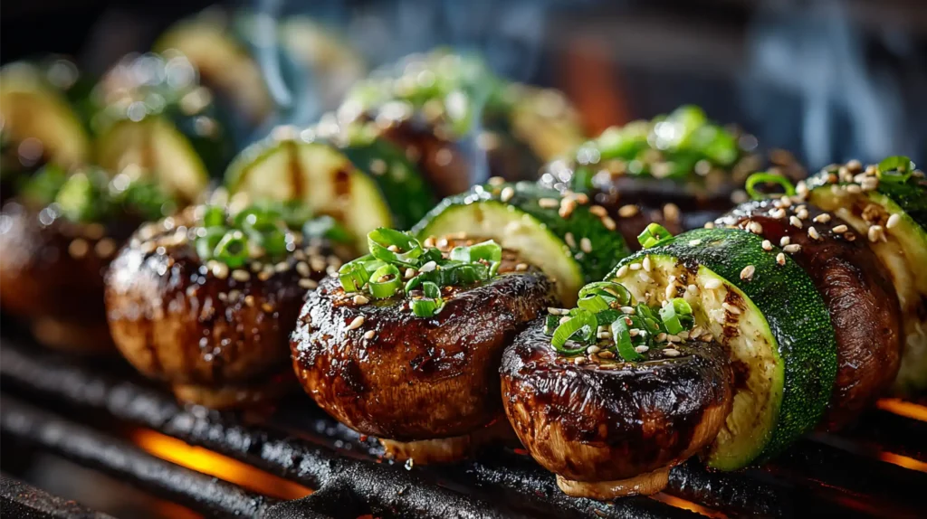 Spring BBQ Ideas: 10 Fresh Flavours for the Grill 8 Mushroom Skewers