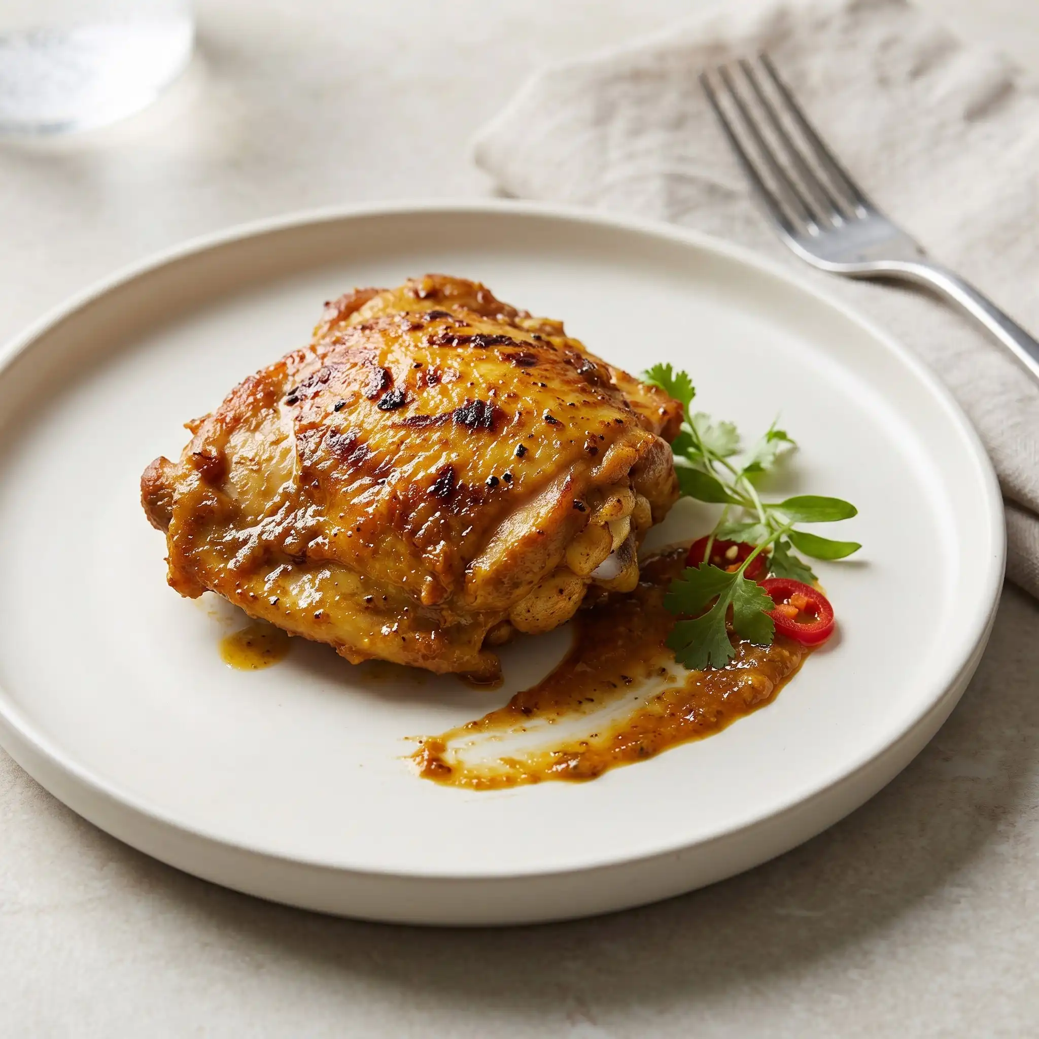 Chicken Thigh Cutlets 3 Chicken Thigh Cutlets - Cooked
