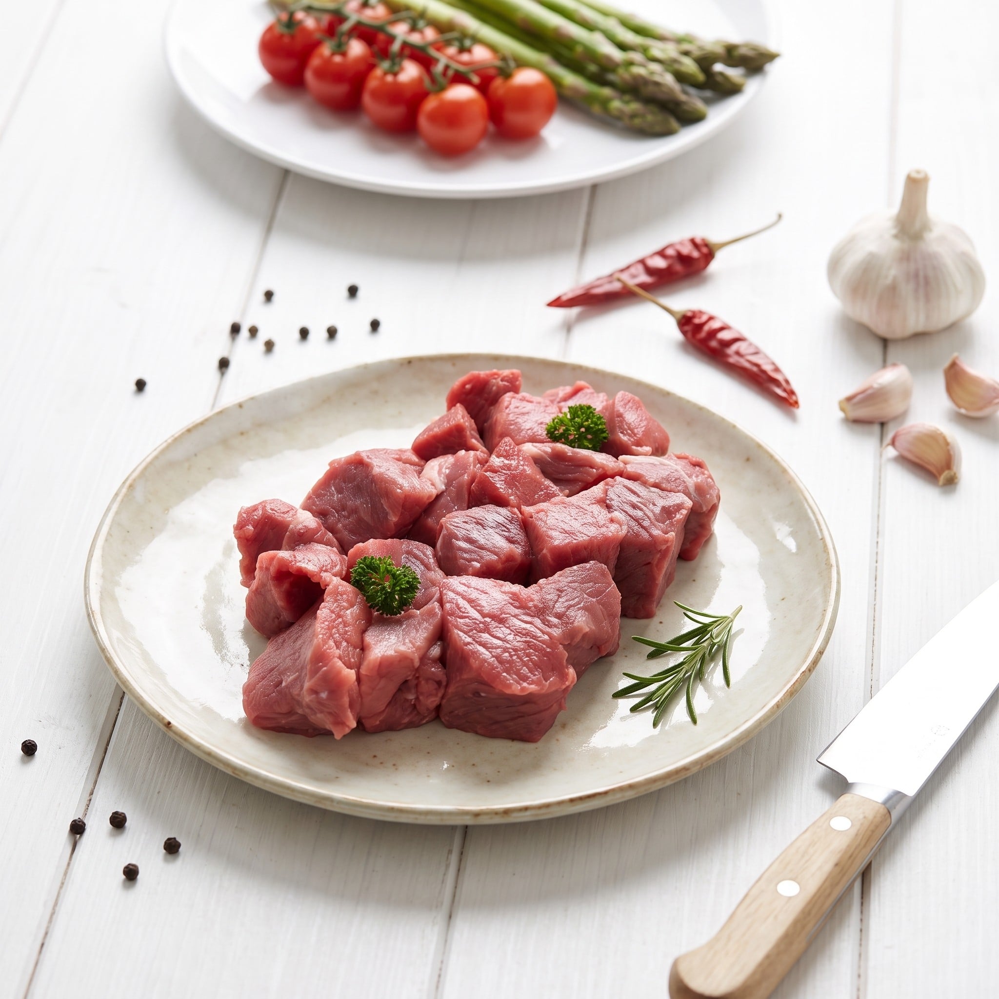 Diced Beef 2 Diced Beef – Look Left