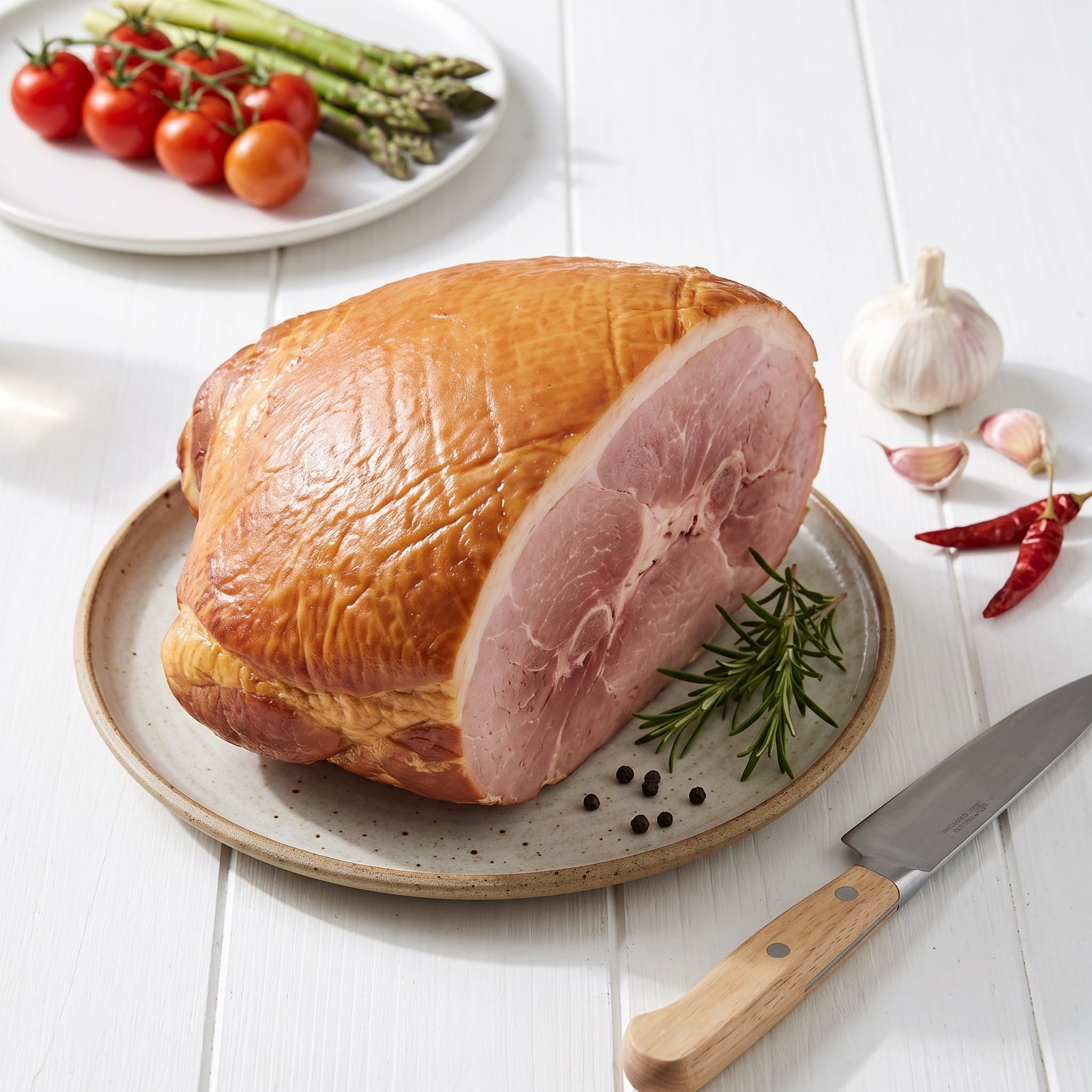 Free Range Half Leg Ham 2 Free Range Half Leg Ham (Chump End) - Look Left