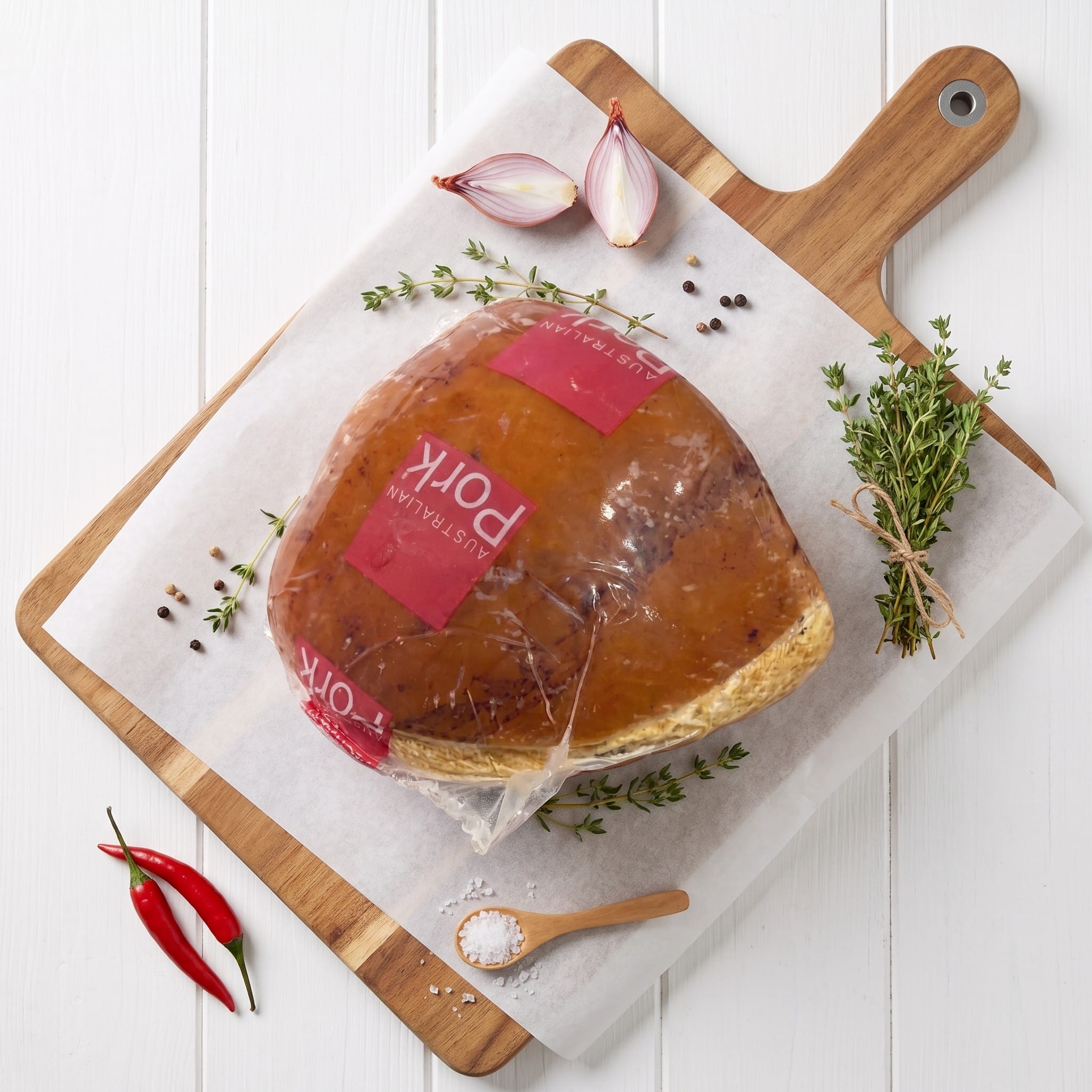 Free Range Half Leg Ham 6 Free Range Half Leg Ham (Chump End) - Overhead