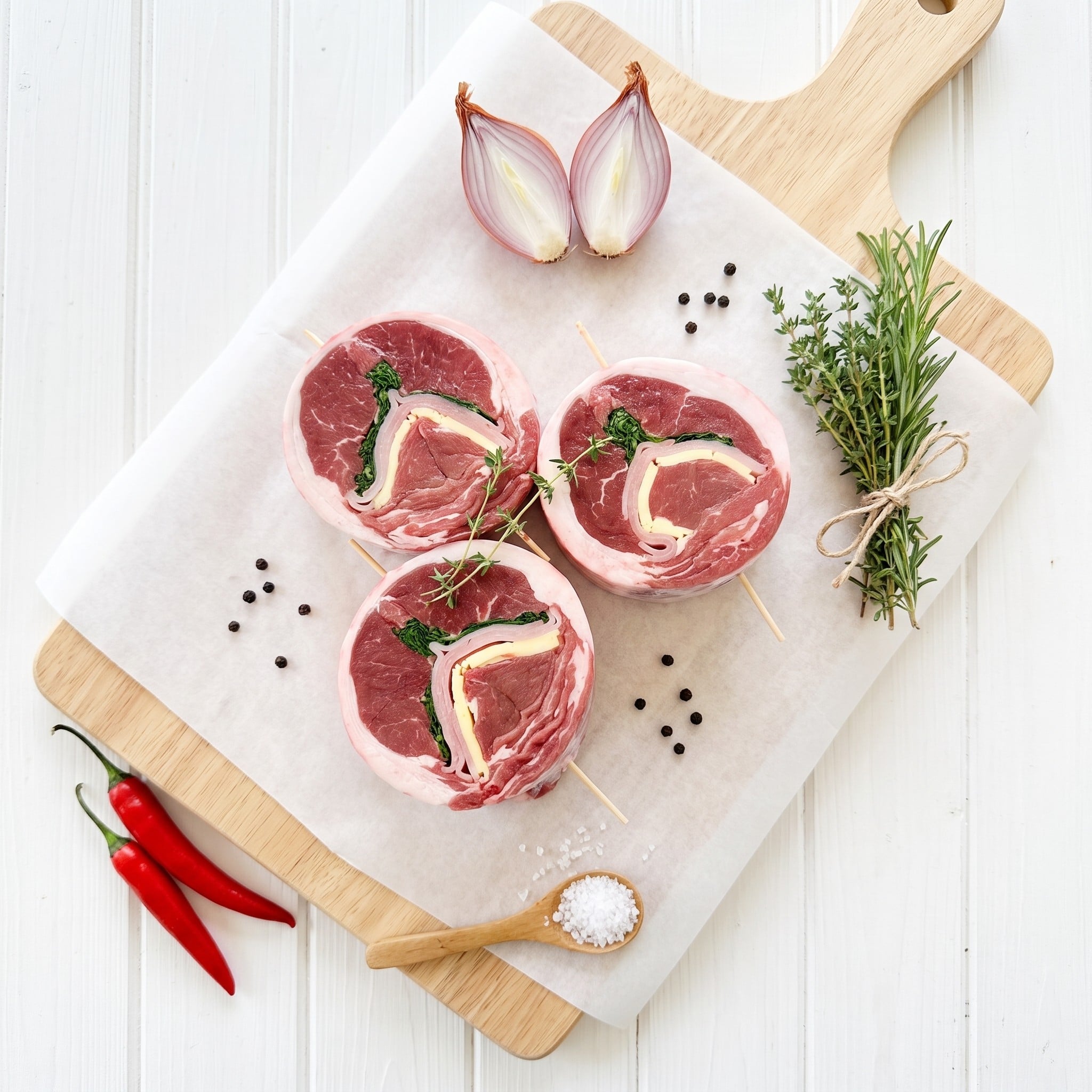 Grass Fed Lamb Noisettes 4 Lamb Noisettes – Overhead