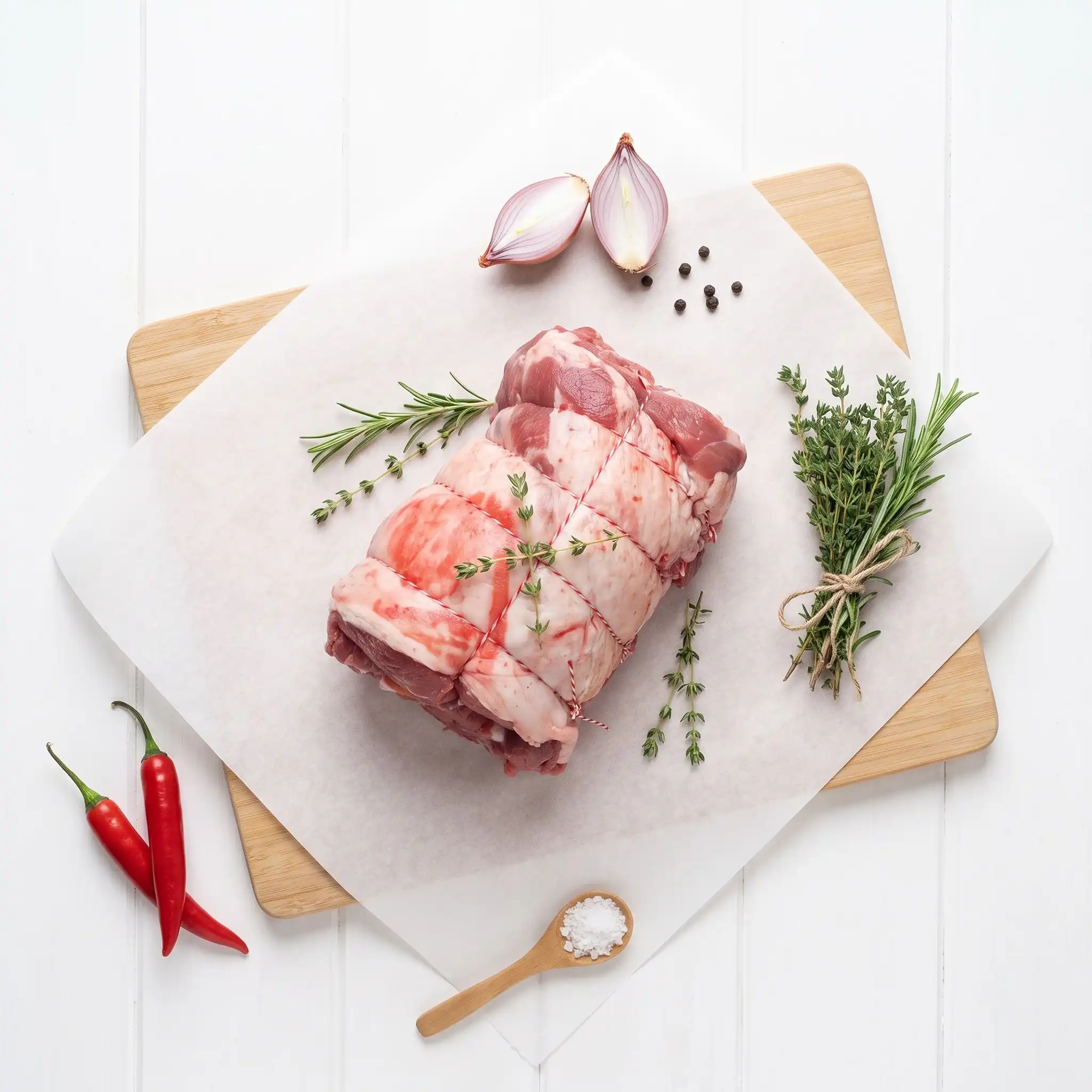 Boneless Rolled Lamb Shoulder 4 Rolled Lamb Shoulder – Overhead
