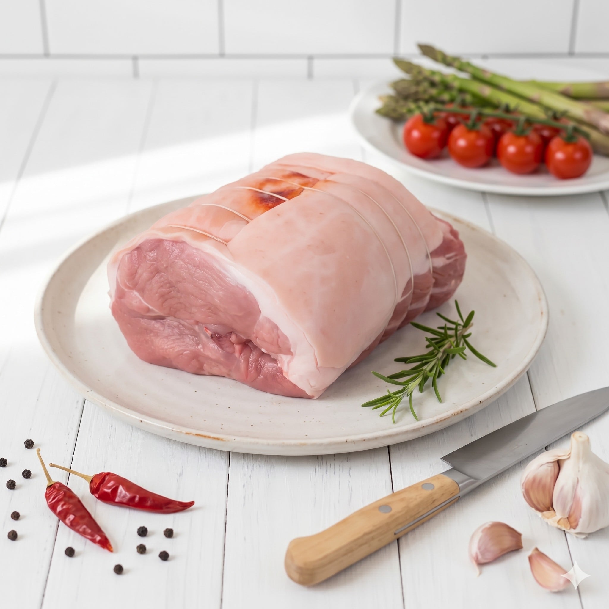 Rolled Leg Of Pork With Crackling 2 Rolled Leg Of Pork With Crackling - Look Left