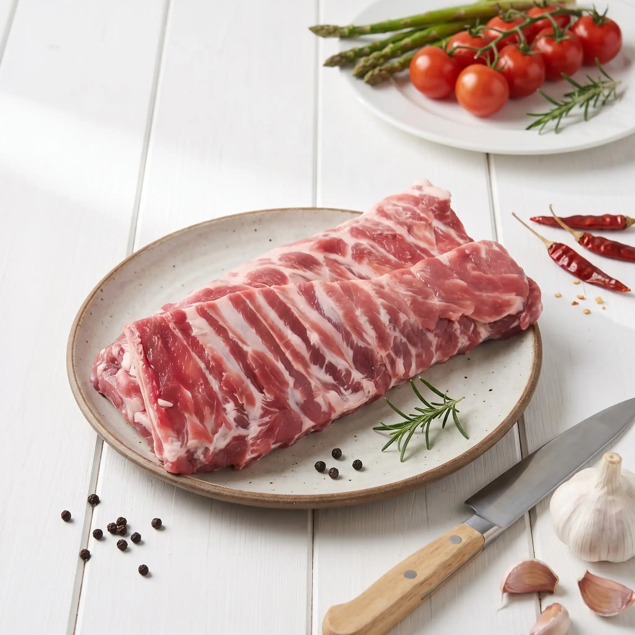 USA Style Pork Ribs 1 USA Style Pork Ribs - Look Left