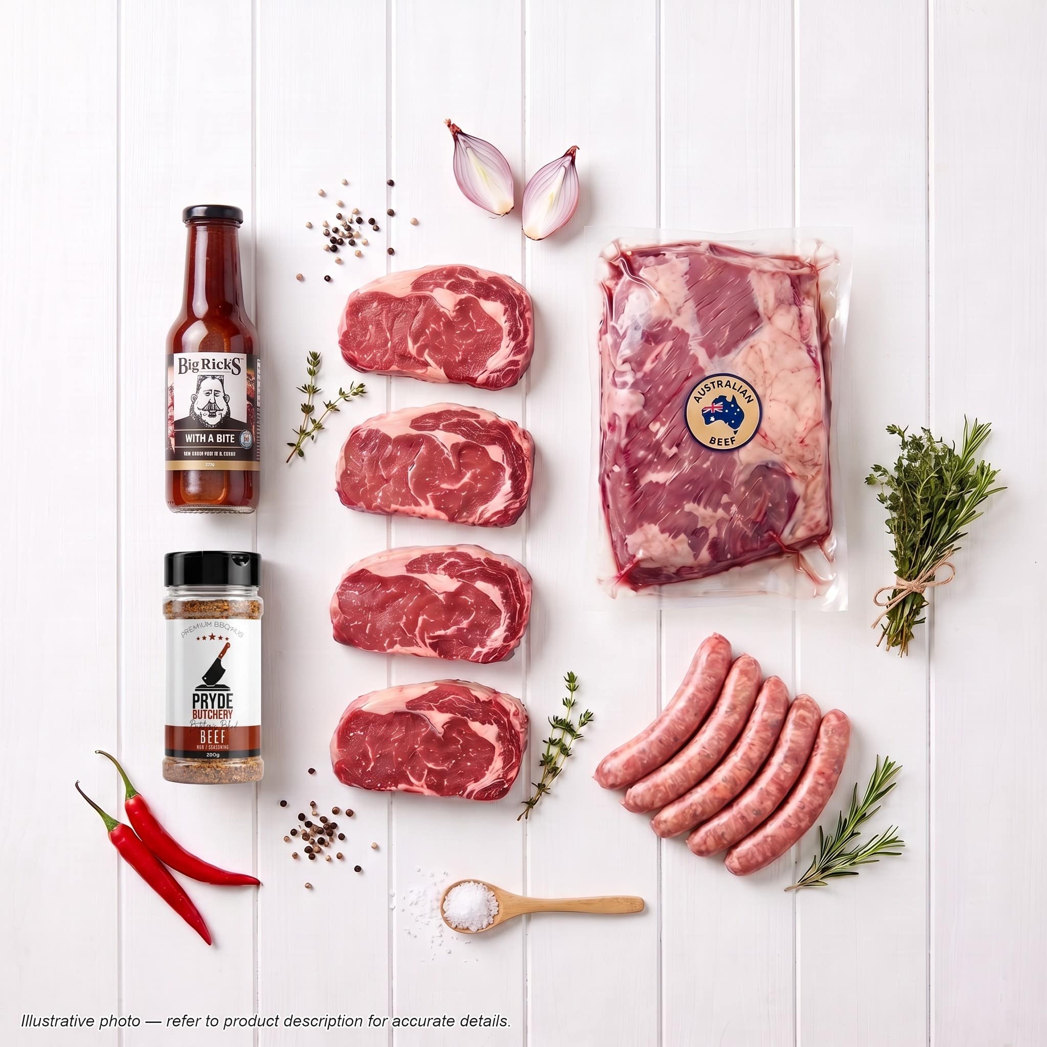 Fathers Day Meat Pack 1 Fathers Day Meat Pack - Overhead