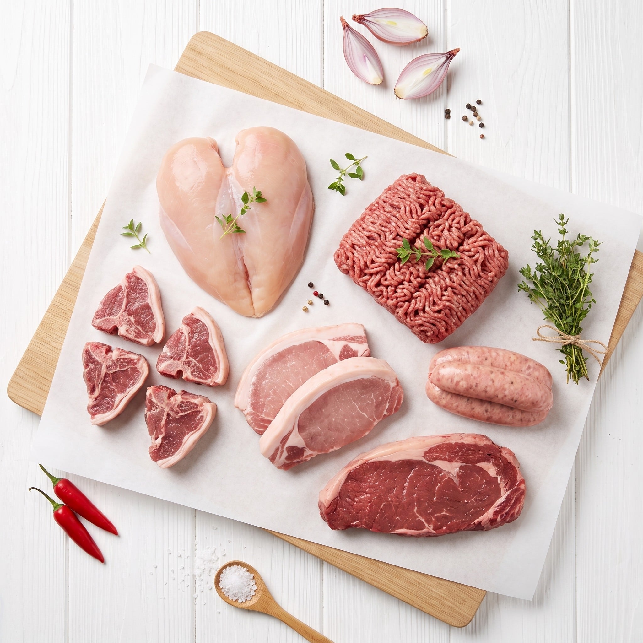 One Person Meat Pack 1 One Person Meat Pack - Overhead